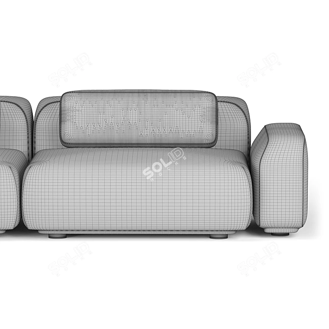Modern Elegance: Rove Concepts Boden Sofa 3D model image 3