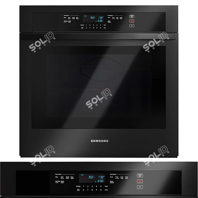 Sleek Samsung Kitchen Set 3D model image 4