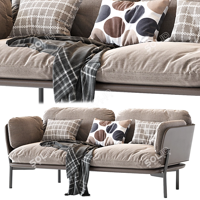 Cloud 2 Seater Sofa 3D model image 6