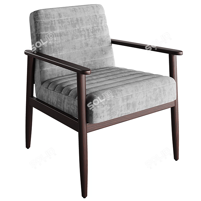 Modern Kellex Clyde Chair: Sleek Design & Comfort 3D model image 1