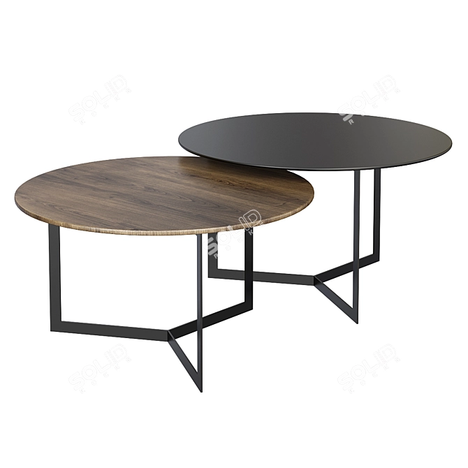 Minimalist Coffee Table Kabi 3D model image 1