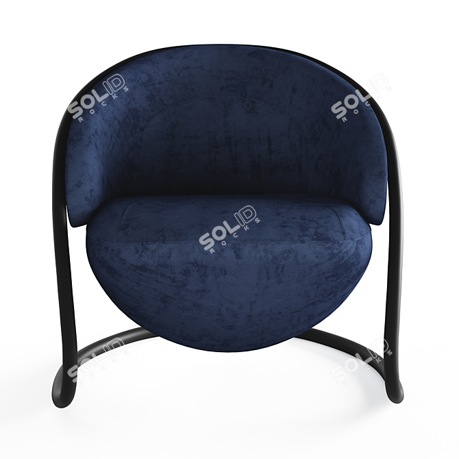 Contemporary Elegance: Freedom Lounge Chair 3D model image 5