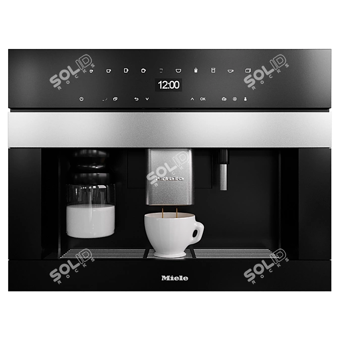 Miele Kitchen Collection: Oven, Coffee Maker, Gas Hob & Hood 3D model image 3