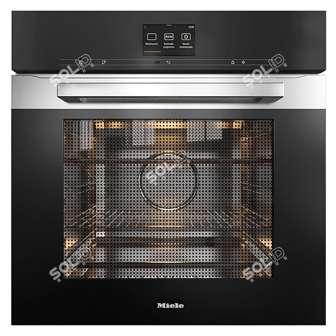 Miele Kitchen Collection: Oven, Coffee Maker, Gas Hob & Hood 3D model image 4