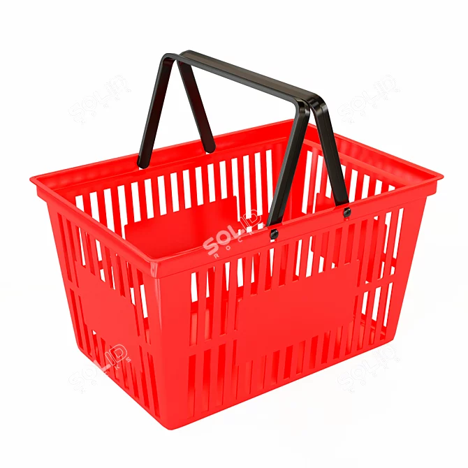 2015 Basket Red Polys - 3D Model 3D model image 1