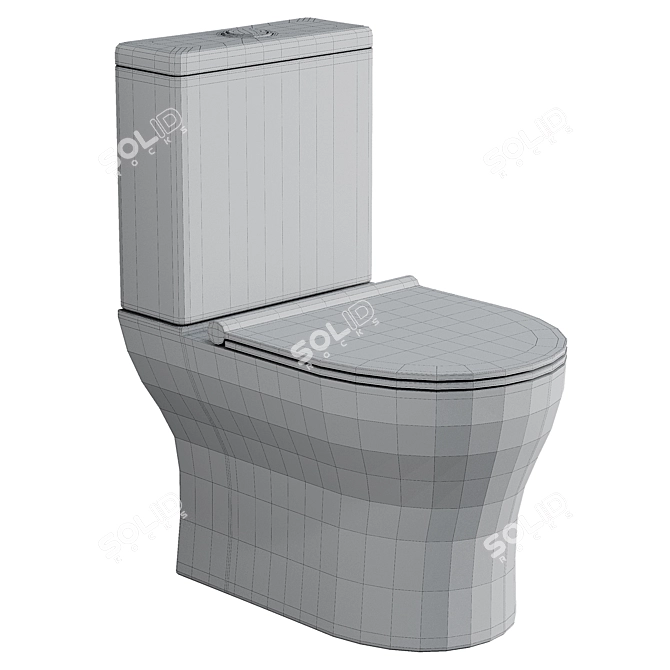 Aquatic Compact Toilet Roll 2-C 3D model image 3