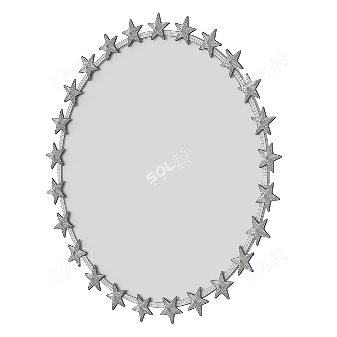 Runden Galaxy Round Mirror 3D model image 3