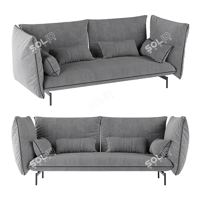 Versatile Ice Breaker Sofa 3D model image 1