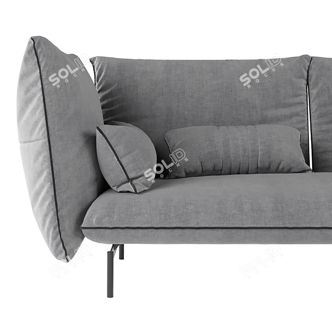 Versatile Ice Breaker Sofa 3D model image 2