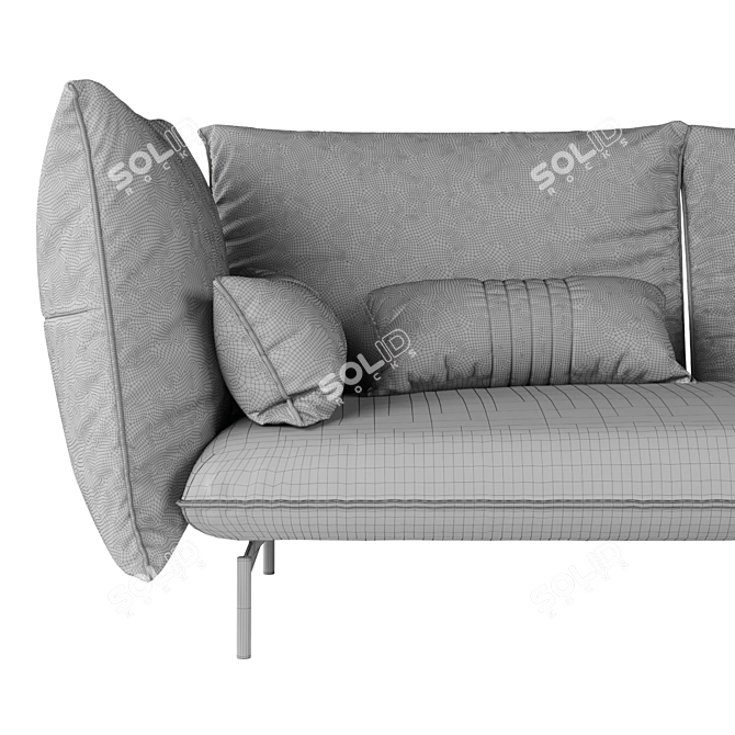 Versatile Ice Breaker Sofa 3D model image 3