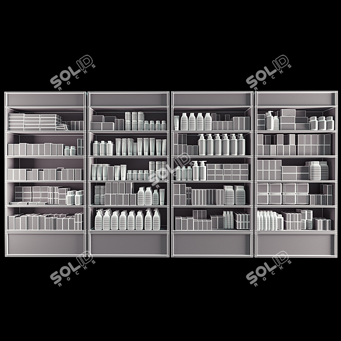 MedicoDisplay: Pharmacy Pack 3D model image 5