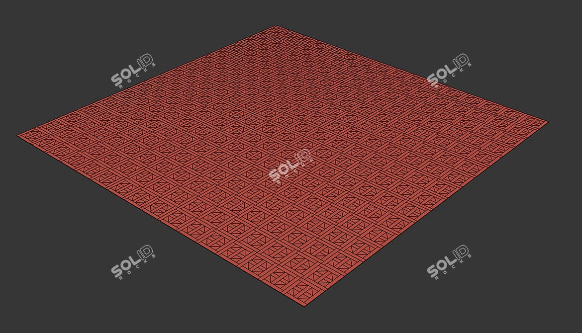 Title: 3D Parquet Flooring Module 3D model image 5