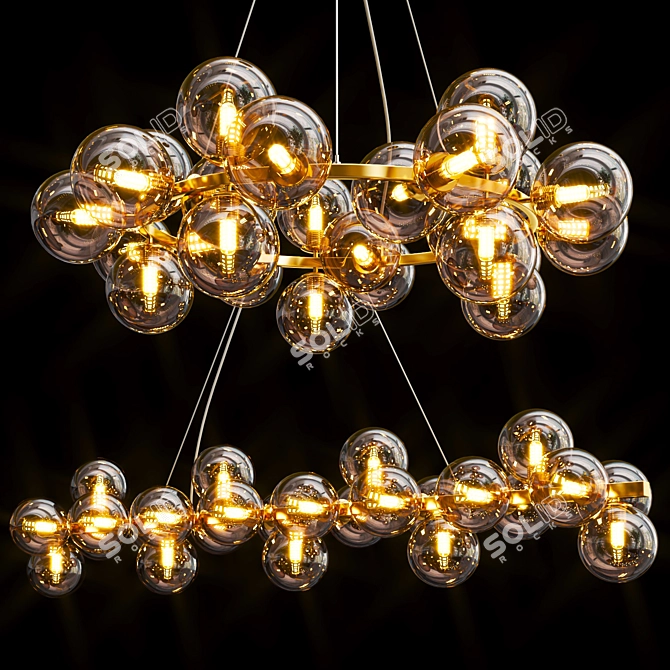 Maytoni Modern Dallas Pendant Light 3D model image 1