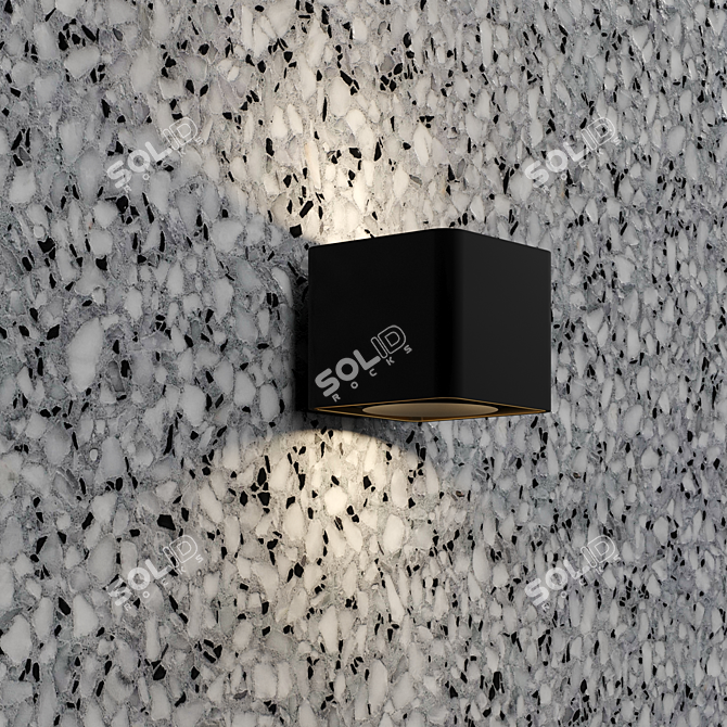 Euval Terrazzo 34: Seamless Terrazzo Marble PBR Texture 3D model image 2