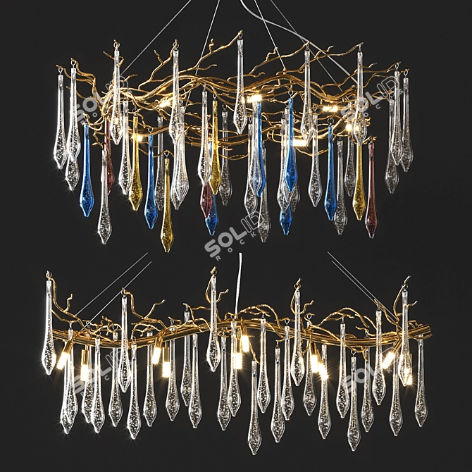 Luxurious Crystal Collection 3D model image 1