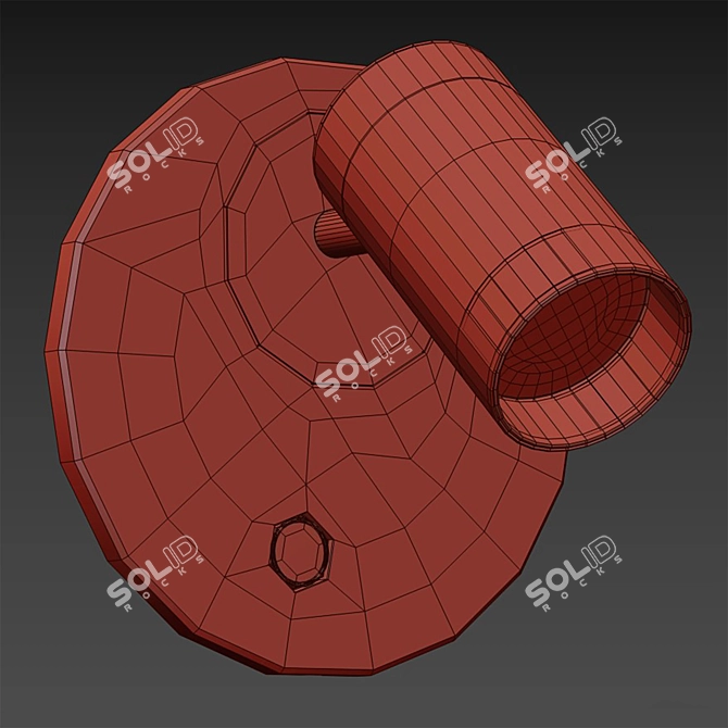 Chic Wall Light in 2700K 3D model image 3