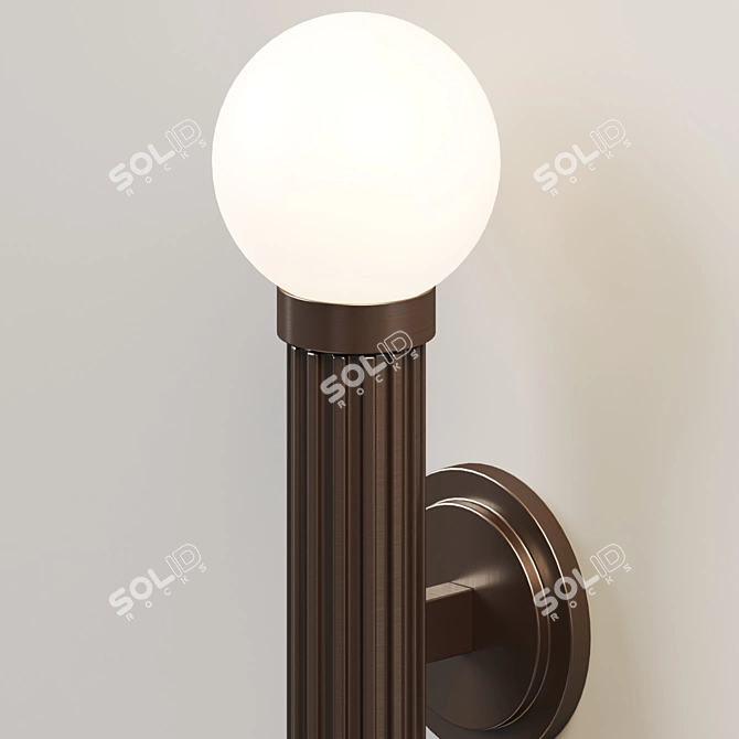 Elegant Wall Sconce: Reade by Hudson Valley Lighting 3D model image 4