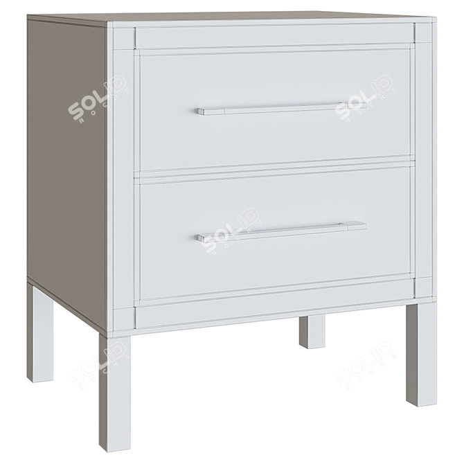 TOV Furniture Emily Bedside Table 3D model image 2