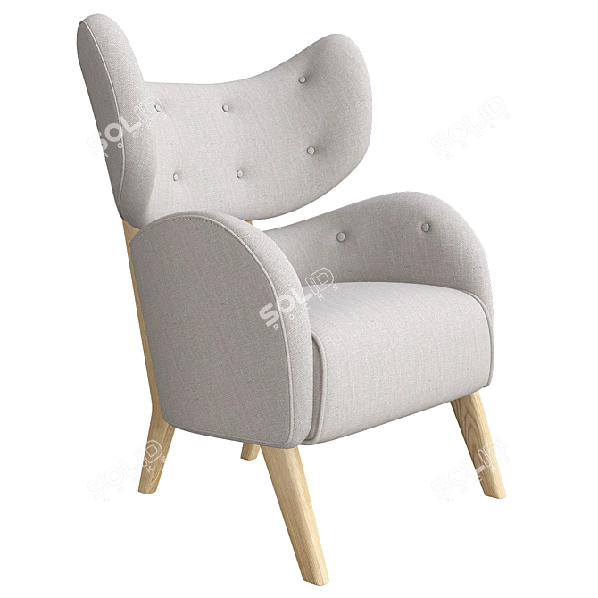 Realistic 3D Chair: Laenestol Macho 3D model image 2