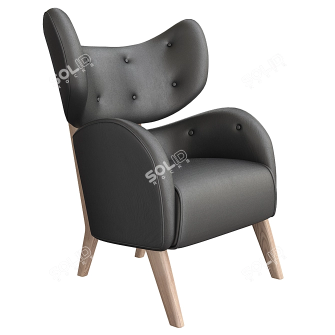 Realistic 3D Chair: Laenestol Macho 3D model image 4