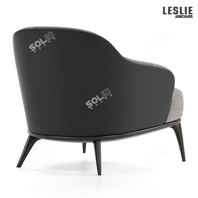 Modern Minotti Leslie Armchair 3D model image 4