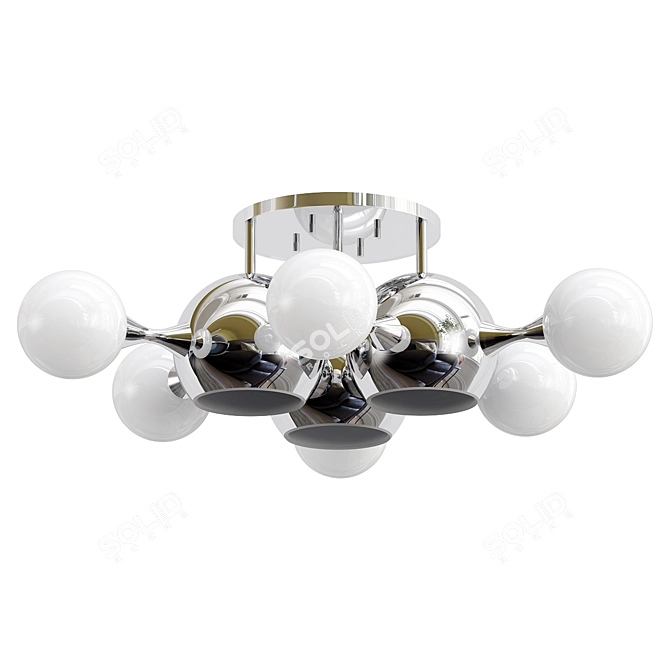 Miolla 3972 - Exquisite Ceiling Chandelier 3D model image 1