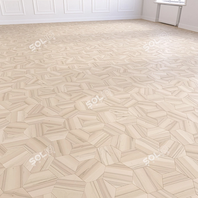 3D Wood Floor Model | High Quality 3D model image 5