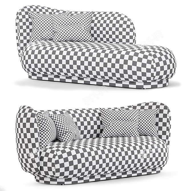 Ferm Living Rico Divan & Sofa 3D model image 5