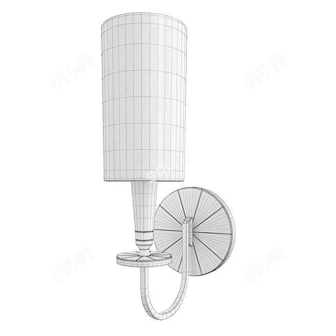 Vintage Wall Sconce Mason 3D model image 2