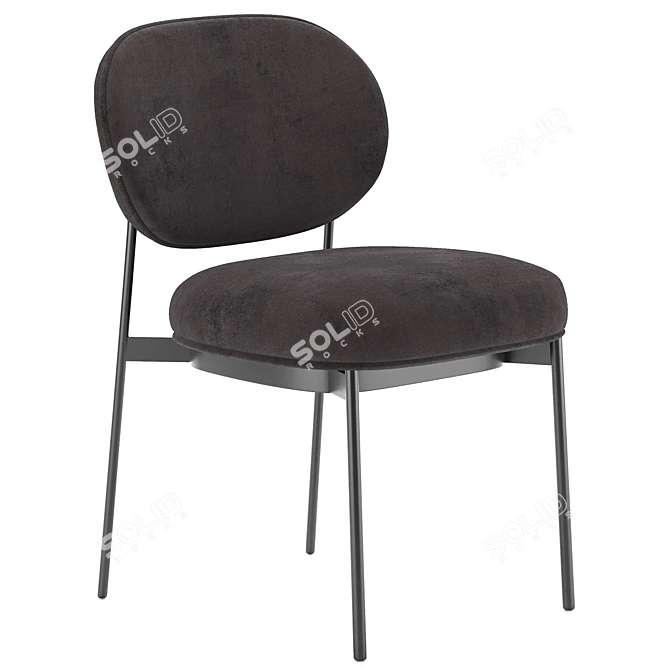Modern Monty Chair - Sleek and Stylish 3D model image 1