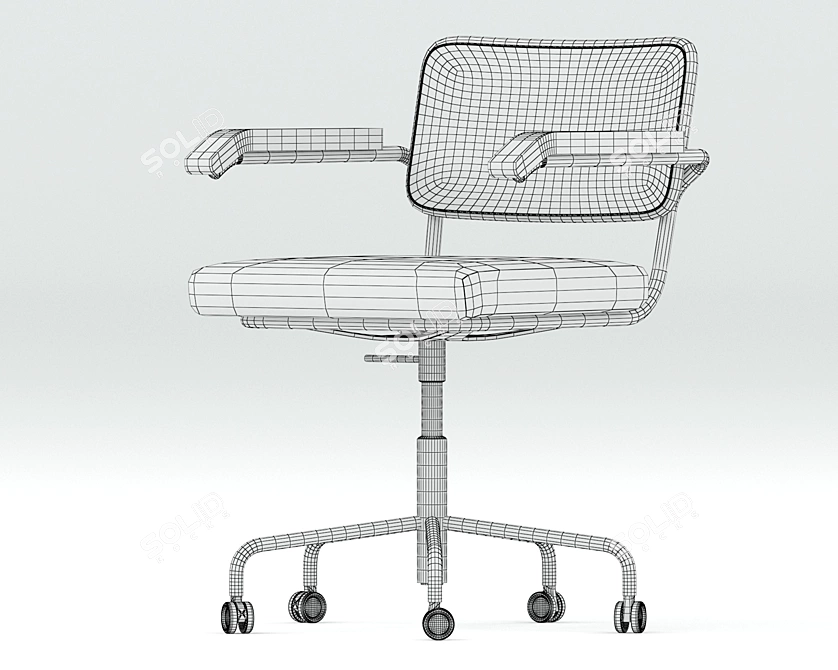 Modern S 64 SPVNDR Chair 3D model image 4