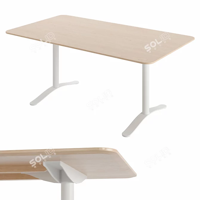 Elegant Aplomb HB-1590 Table 3D model image 4