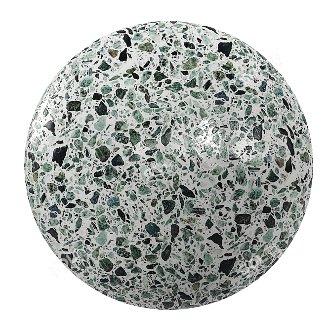 Venetian Terrazzo Marble Texture 3D model image 1