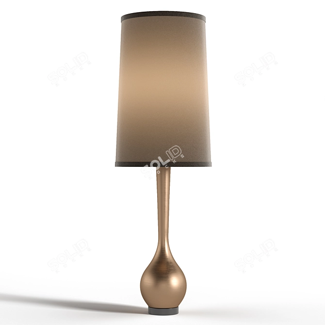 Modern Bulb Floor Lamp 3D model image 2