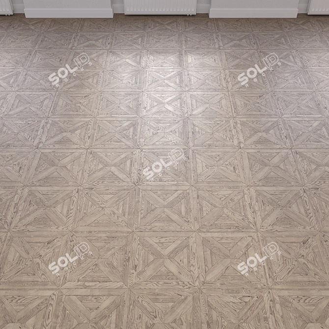 Luxury Wood Parquet Flooring | 3D Model 3D model image 2