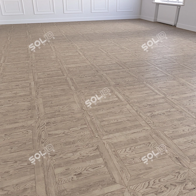 Luxury Wood Parquet Flooring | 3D Model 3D model image 3