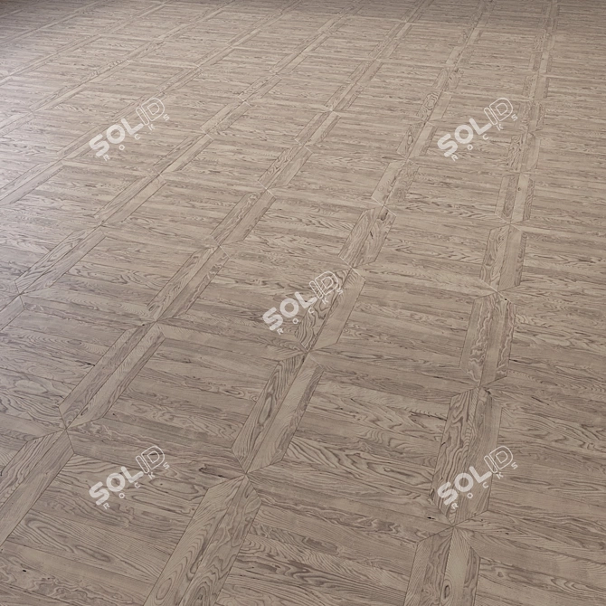 Luxury Wood Parquet Flooring | 3D Model 3D model image 5