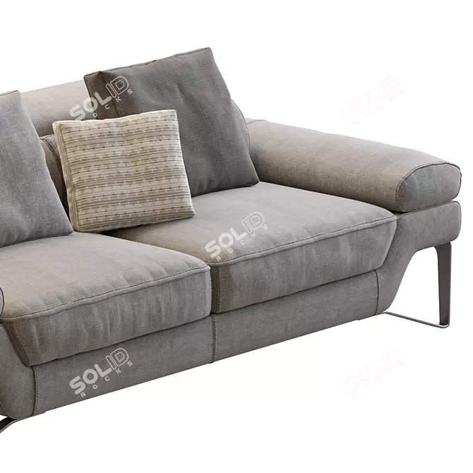 Elegant Luxury Egoitaliano Princess Sofa 3D model image 3