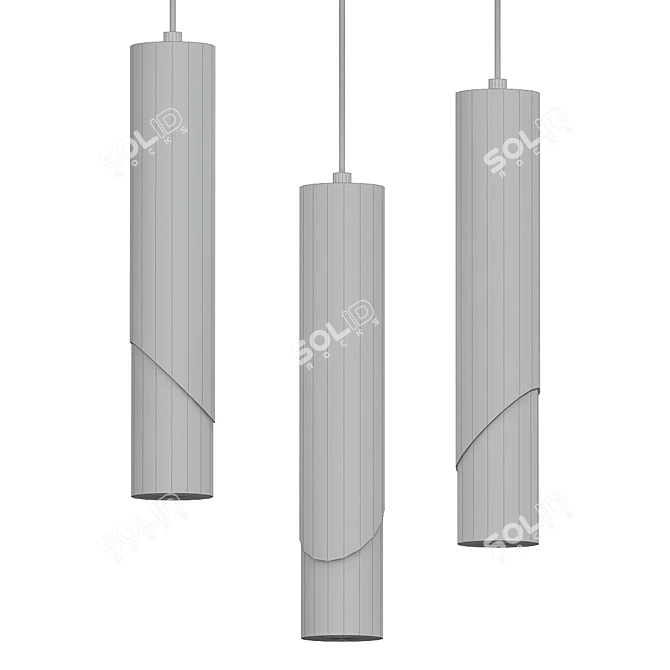 Elegant Design Lamp - TEX B 3D model image 2