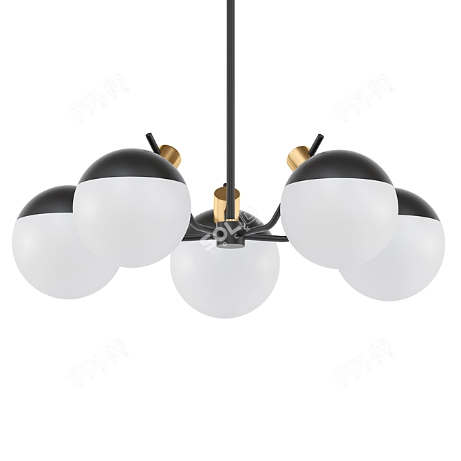 Elegant Mitzi Miranda Chandelier 3D model image 1