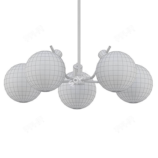 Elegant Mitzi Miranda Chandelier 3D model image 2