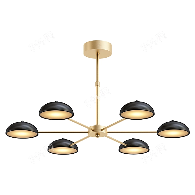 Promo Salvator 2501: Stylish LED Chandelier 3D model image 1