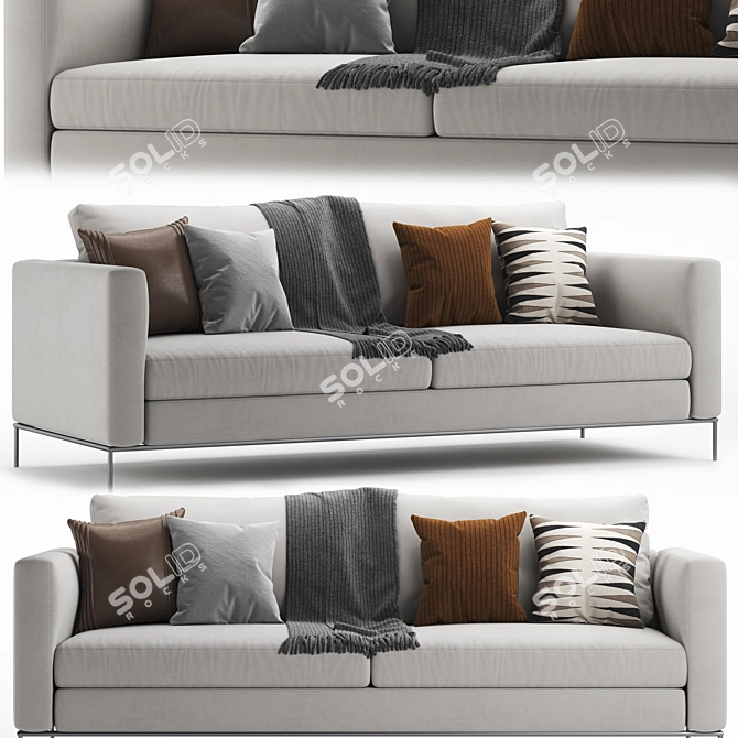 2017 Larson Felis Sofa 3D model image 1