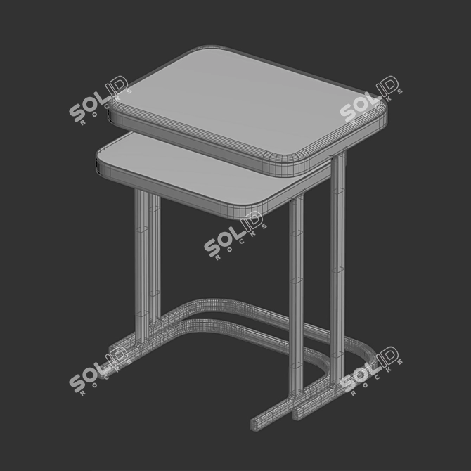 Modis Coffee Table Set 3D model image 2