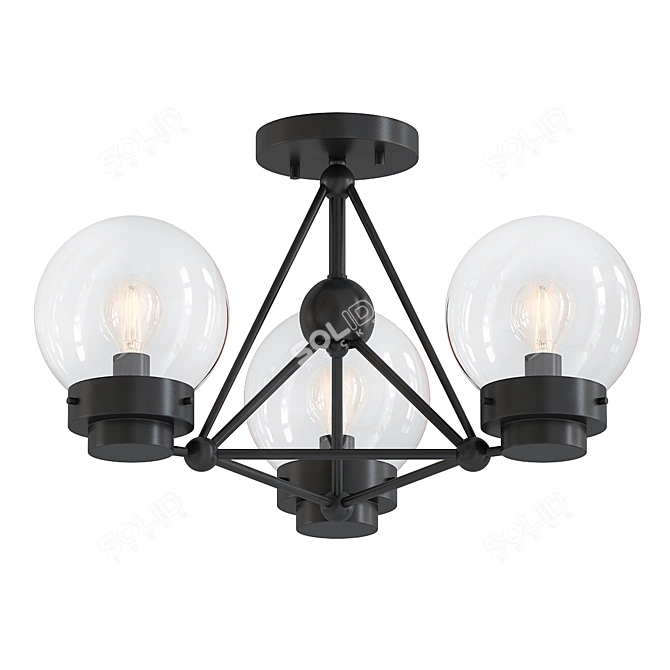 Spatial Convertible Ceiling Light 3D model image 1