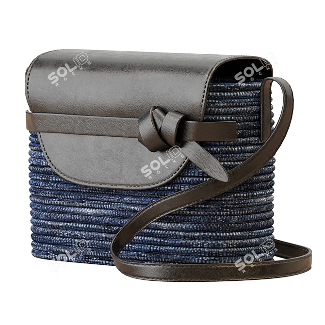 Stylish Cesta Crossbody Bag 3D model image 2