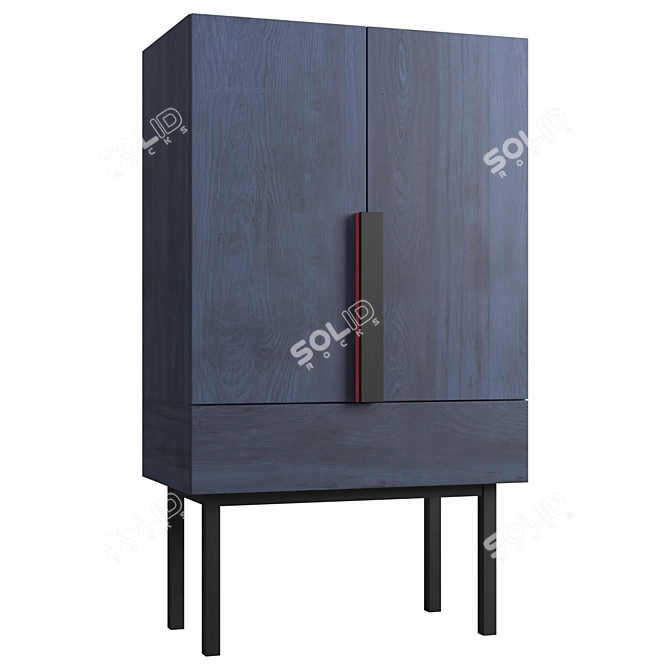 AIZOME CABINET | Modern Design Storage Solution 3D model image 2