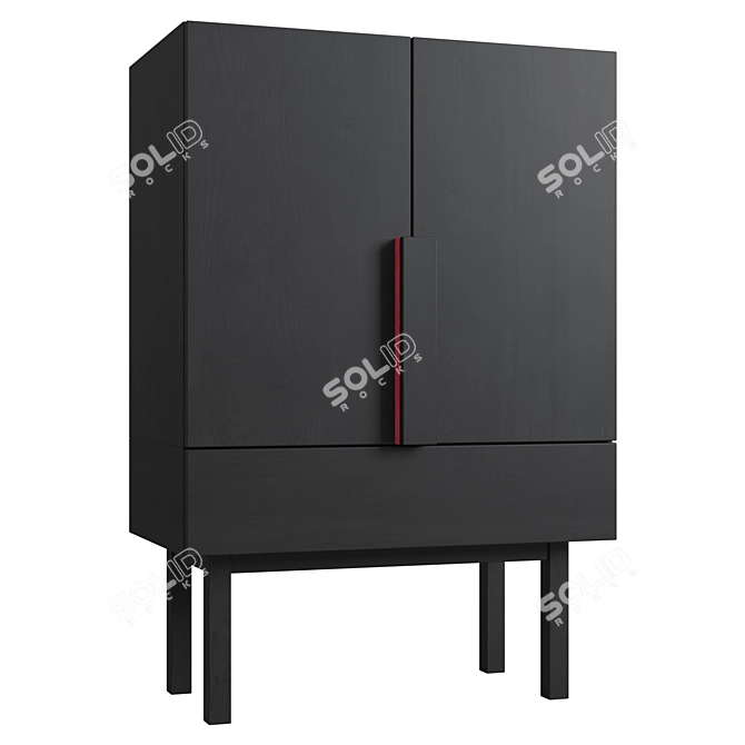 AIZOME CABINET | Modern Design Storage Solution 3D model image 3