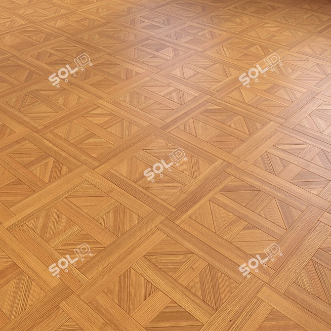 Luxury Parquet Flooring 3D model image 2