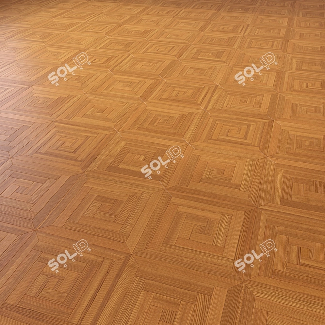 Luxury Parquet Flooring 3D model image 5
